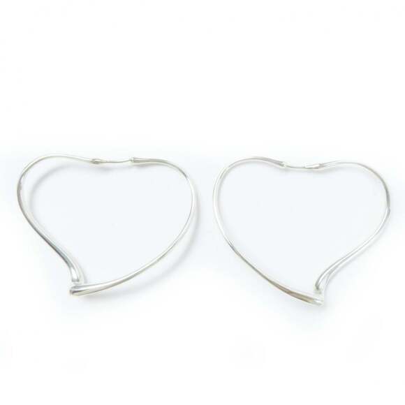 TIFFANY Silver Heart Earrings